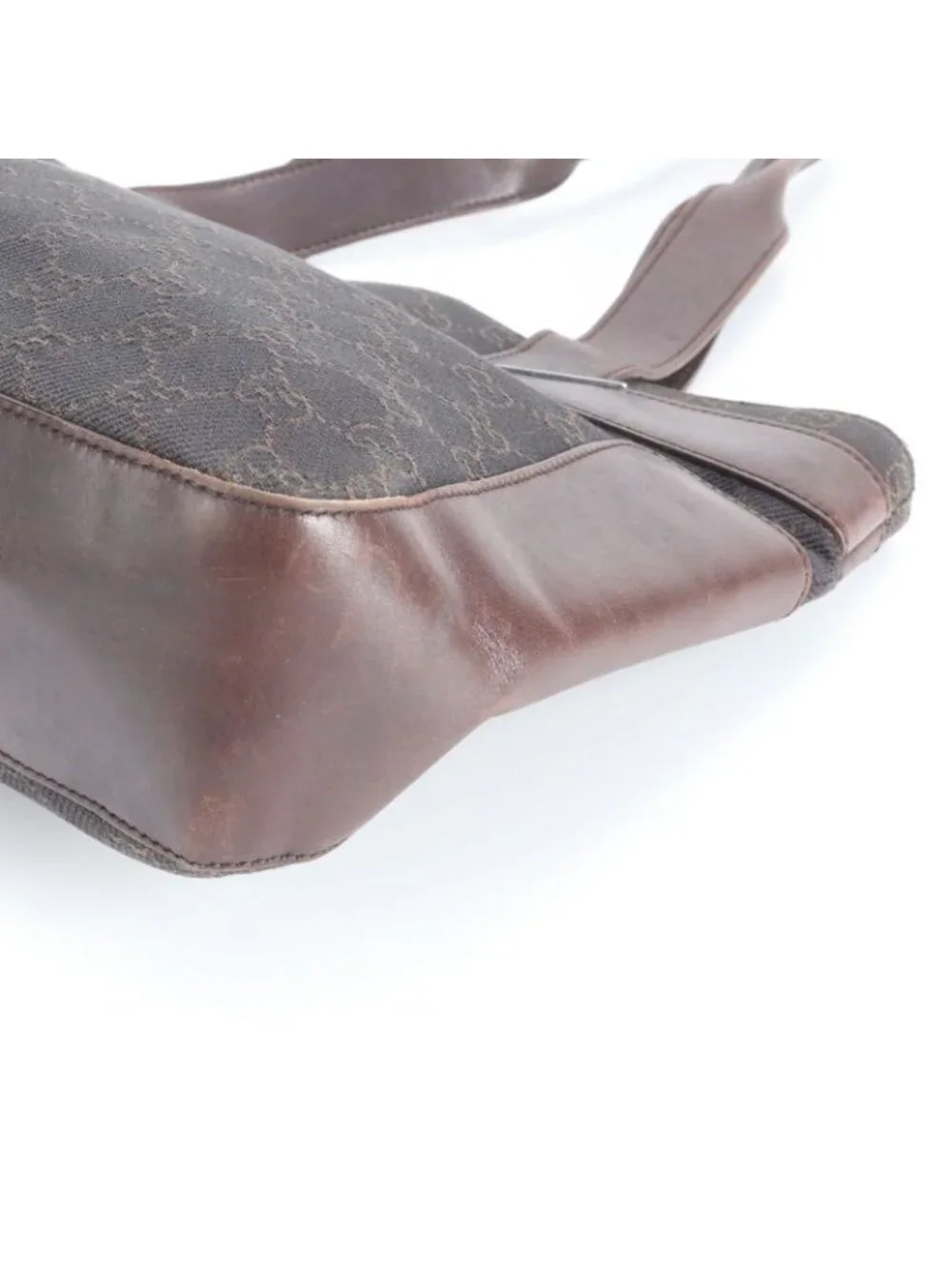 ★SOLD★ Gucci GG Canvas Leather Tote Shoulder Brown - Picture 4 of 9